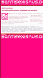 Mobile Screenshot of antisexismus.veganismus.ch